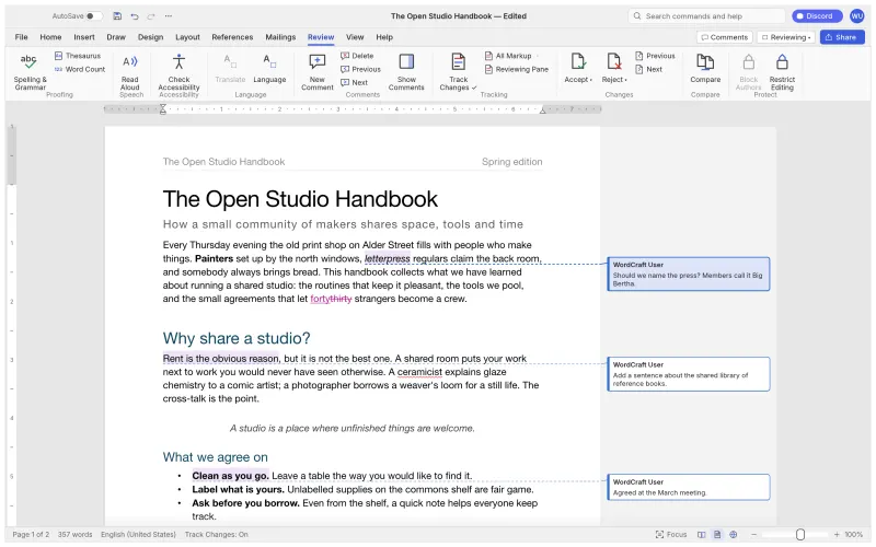 WordCraft Review